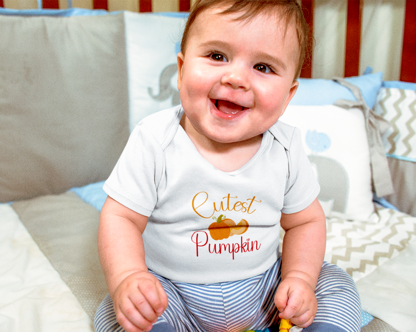 Cutest Pumpkin | Cute Fall/Autumn Baby Onesie Bodysuit