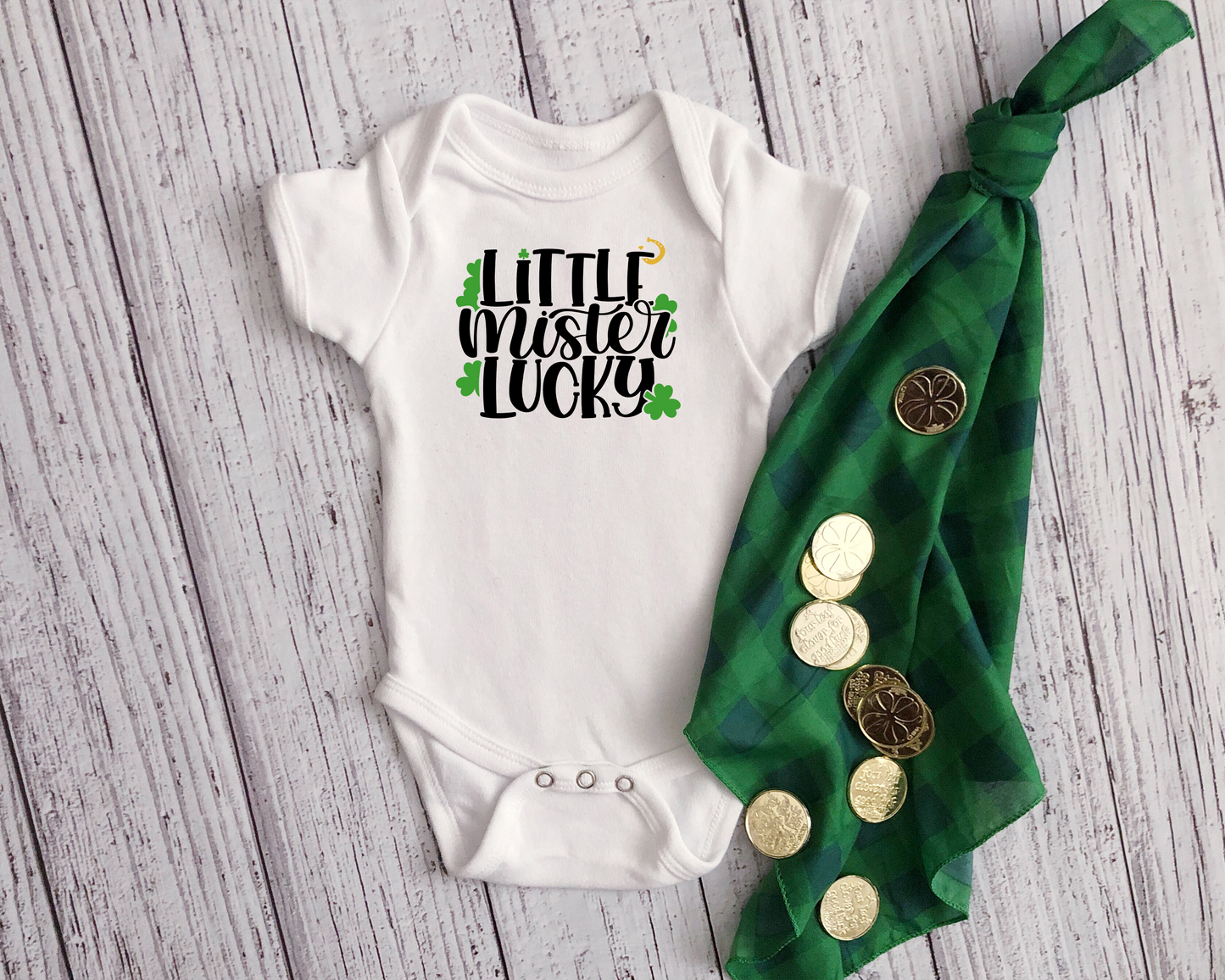 Little Mister Lucky - St. Patrick's Day Onesie® | Holiday Bodysuit