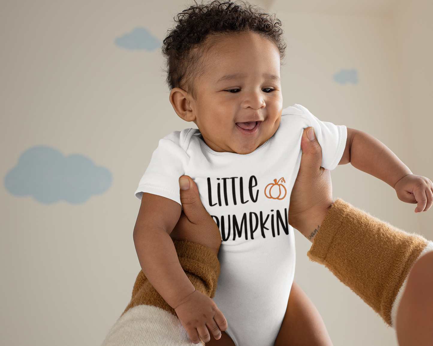 Little Pumpkin (v2) | Cute Halloween Baby Onesie Bodysuit