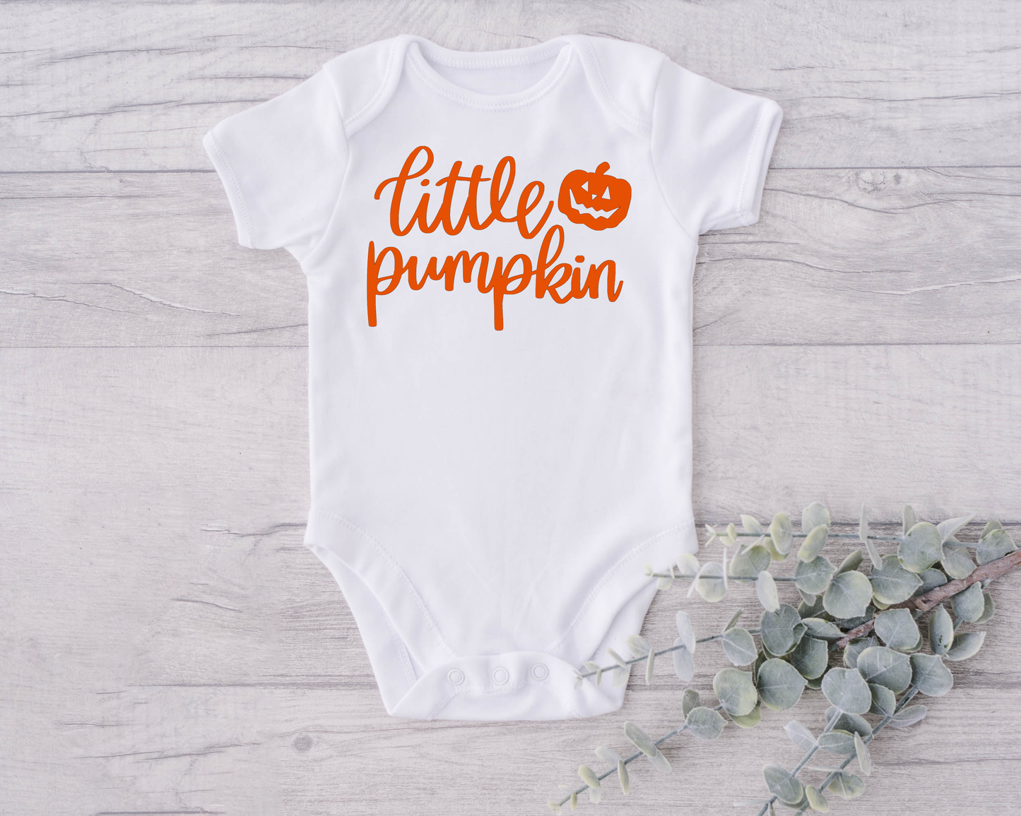 Little Pumpkin (v1) | Cute Halloween Baby Onesie Bodysuit